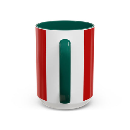 🎄💃 The Christmas Mirror Duet Colorful Mug – Art Deco Holiday Elegance
