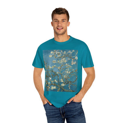 Almond Blossom by Vincent van Gogh Unisex Garment-Dyed T-shirt