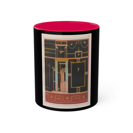 Pompeii Walls Pl.04 by Victor Steeger Colorful Mugs, 11oz
