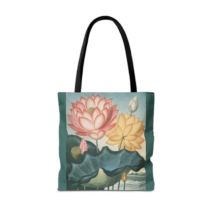 The Sacred Egyptian Lotus by Robert John Thornton Tote Bag (AOP)