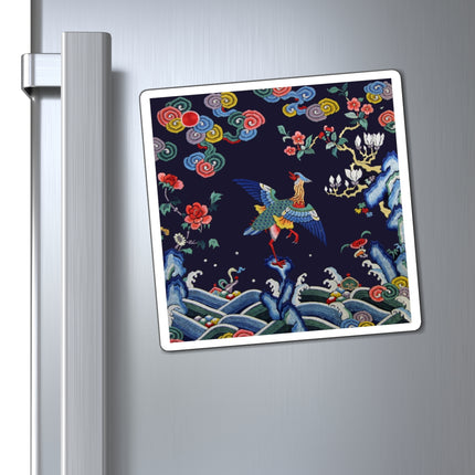Rank Badge with Mandarin Duck Magnet (3 Sizes)
