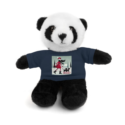 Red Sled & Curious Cats Stuffed Animals with Tee