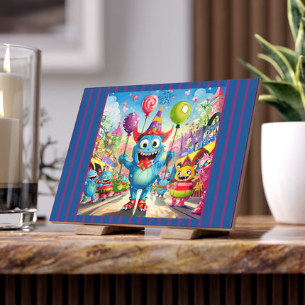 Monster Parade Madness Ceramic Tile