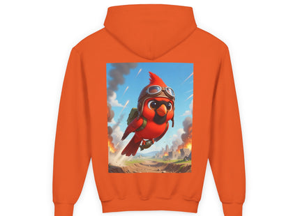 Cardinal Dive Bomber Youth Heavy Blend Hooded Sweatshirt