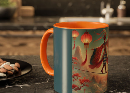 The Lantern Walker Colorful Mugs (11oz, 15oz)