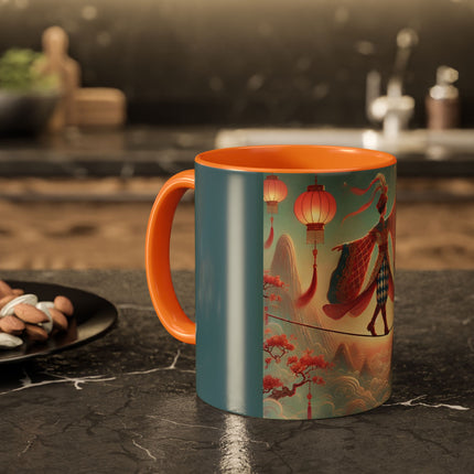 The Lantern Walker Colorful Mugs (11oz, 15oz)