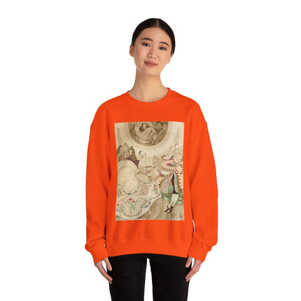 Sur talons rouges (On Red Heels) pl 01 by Gerda Wegener Heavy Blend™ Crewneck Sweatshirt