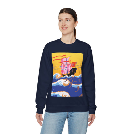 Golden Seas and Whimsical Dreams Heavy Blend™ Crewneck Sweatshirt