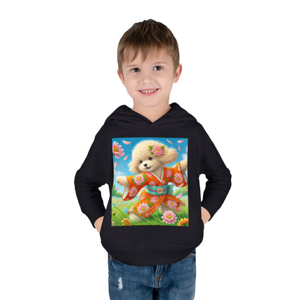 Chrysanthemum Meadow Play Toddler Pullover Fleece Hoodie