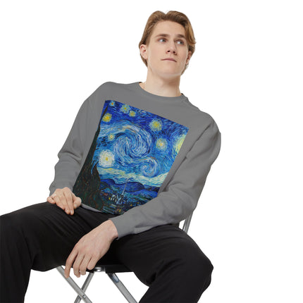 The Starry Night by Vincent Van Gogh Garment-Dyed Sweatshirt