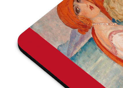Sur la Route d'Anacapri by Gerda Wegener Mouse Pad, Round and Rectangle