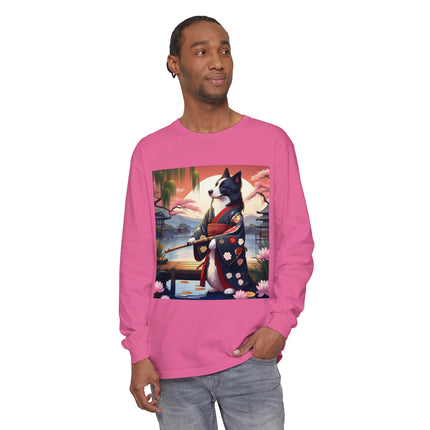 Border Collie Warrior Long Sleeve T-Shirt