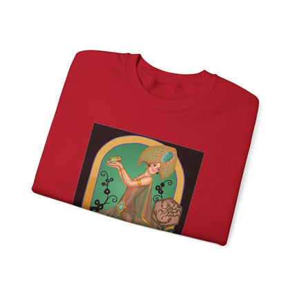 October & Opal, Tourmaline (from the Gem Series) by Sofia Chiostri Heavy Blend™ Crewneck Sweatshirt