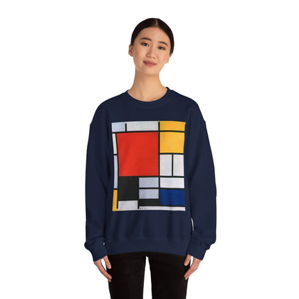 Composition with Red, Yellow, Blue, and Black by Piet Mondrian Heavy Blend™ Crewneck Sweatshirt