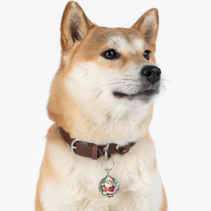 Santa's Joyful Night Pet Tag