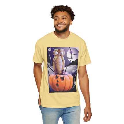 The Startled Pumpkin Unisex Garment-Dyed T-shirt