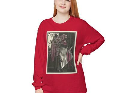 L’écran by Fernand Siméon Garment-dyed Long Sleeve T-Shirt
