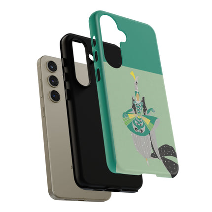 Peacock Dancer Phone Case – Opulent Glamour & Theatrical Elegance