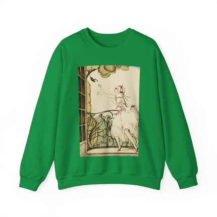 Sur talons rouges (On Red Heels) pl 02 by Gerda Wegener Heavy Blend™ Crewneck Sweatshirt