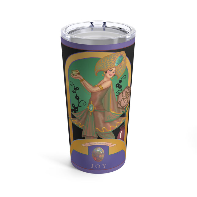 October & Opal, Tourmaline (from the Gem Series) by Sofia Chiostri Tumbler 20oz