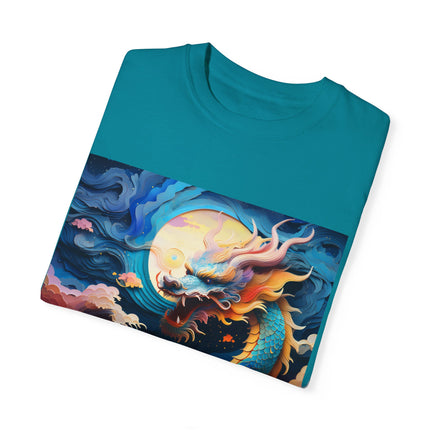 A Dragon's Ascent Unisex Garment-Dyed T-shirt