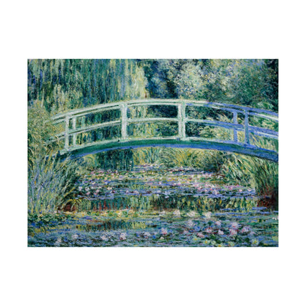 Water Lilies and Japanese Bridge by Claude Monet Matte Horizontal Posters