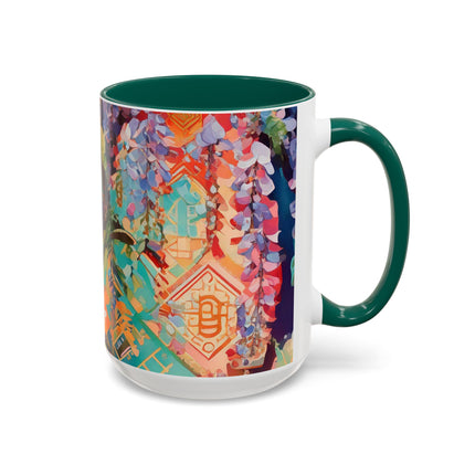 Golden Wisteria Symphony Colorful Mugs (11oz, 15oz)