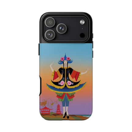Colorful Dancer Phone Case – Vibrant Grace & Cultural Elegance