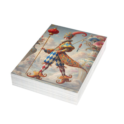 The Ornamental Jester Postcard Bundles (envelopes included) - Bundles of 10, 30, 50 Pieces