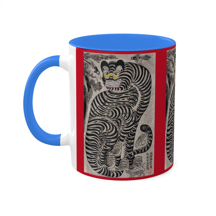 Talismanic Tiger Colorful Mugs, 11oz