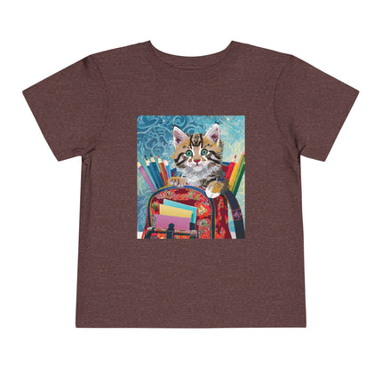 Whiskered Wanderings Toddler Short Sleeve Tee
