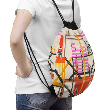 Maquettes de Théatre 4 by Alexandra Exter Drawstring Bag