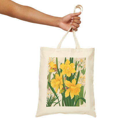 Daffodil by Tanigami Kônan Cotton Canvas Tote Bag