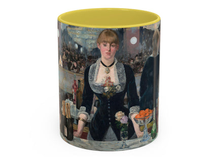 A Bar at the Folies-Bergère by Edouard Manet Colorful Mugs (11oz, 15oz)