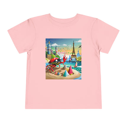Crab Architect Toddler Short Sleeve Tee