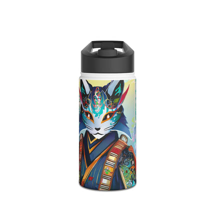 Cyberpunk Samurai Stainless Steel Water Bottle