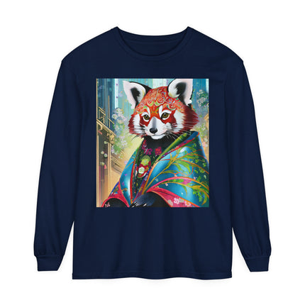 Cybernetic Red Panda Long Sleeve T-Shirt