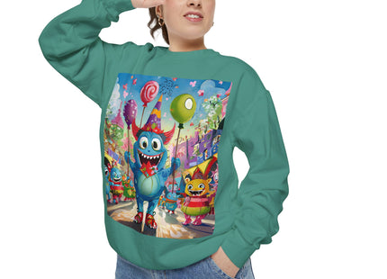 Monster Parade Madness Unisex Garment-Dyed Sweatshirt