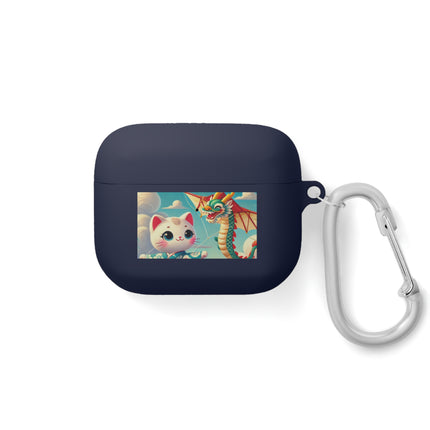 Geisha Kitten and the Dragon Kite AirPods and AirPods Pro Case