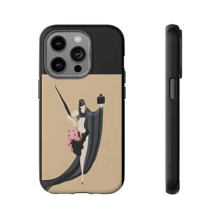 Dancer with Ink & Blossoms Phone Case – Elegant Grace & Artistic Poise