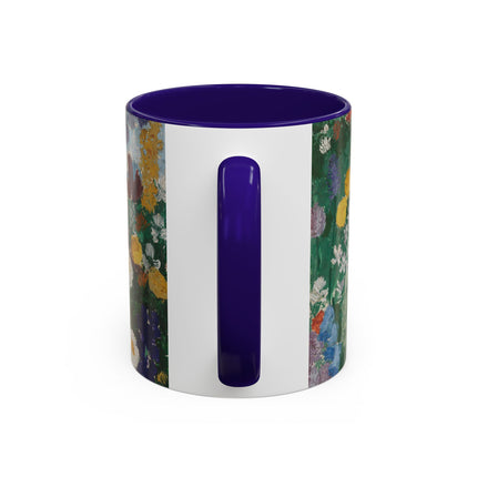 Flowers on the Mountain by August Babberger Colorful Mugs (11oz, 15oz)
