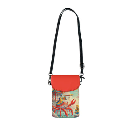 The Celestial Crab Navigator Small Cell Phone Wallet