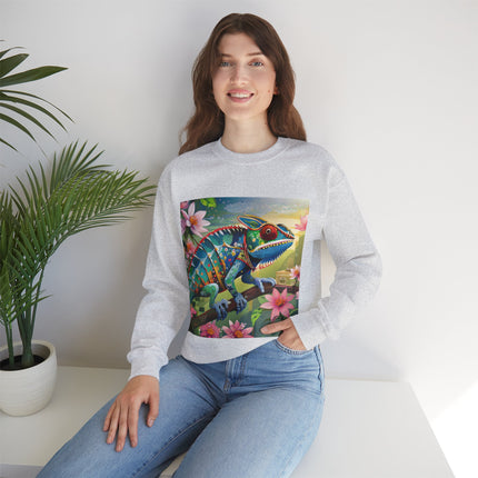 Camouflage Chameleon Unisex Heavy Blend™ Crewneck Sweatshirt