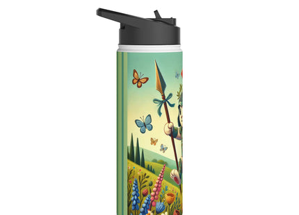 Rabbit Gladiator Stainless Steel Water Bottle, Standard Lid