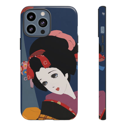 Geisha Portrait Phone Case – Elegant Beauty & Timeless Grace