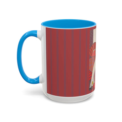Les Coussins by Georges Lepape Colorful Mugs (11oz, 15oz)