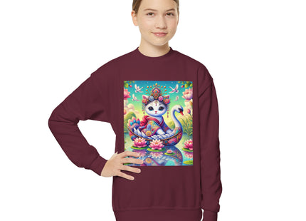 Geisha Kitten’s River Voyage Youth Crewneck Sweatshirt