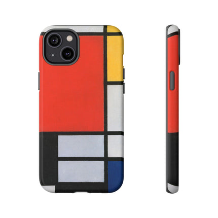 Composition with Red, Yellow, Blue, and Black by Piet Mondrian Phone Cases