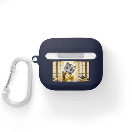 Playful Kitten in the Tea Room AirPods and AirPods Pro Case