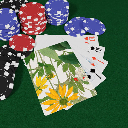 Clerodendrum & Rudbeckia by Tanigami Kônan Playing Cards